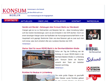 Tablet Screenshot of konsum-berlin.de
